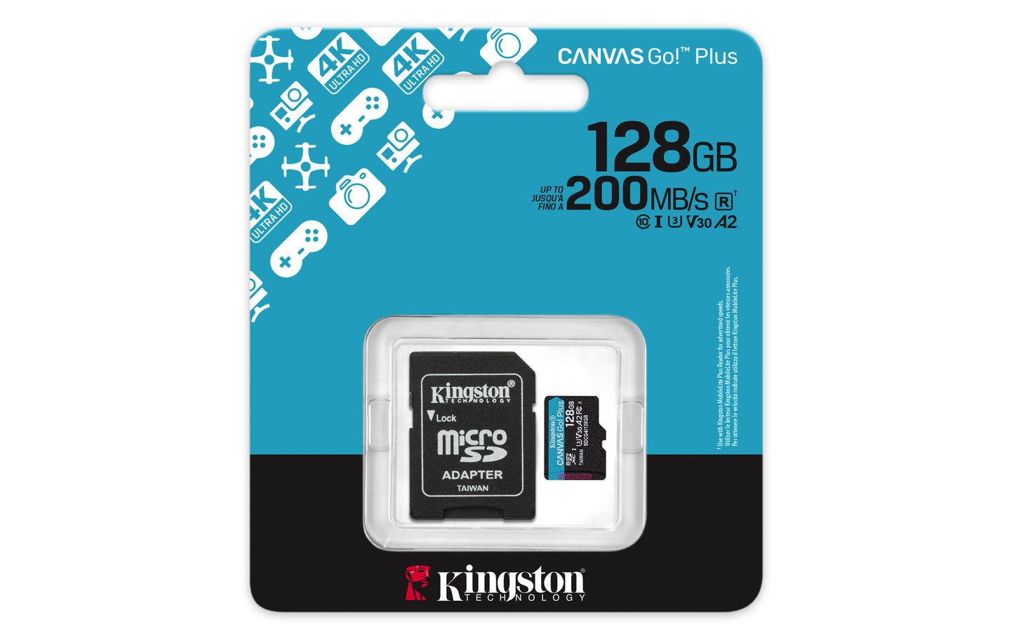 Kingston - Flash memory card - miniSDHC - V30 Card + Adapter Guatemala