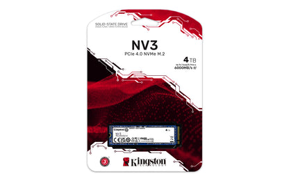 Kingston - Internal hard drive - 4 TB - Solid state drive - NV3 M.2 2280 NVMe Guatemala
