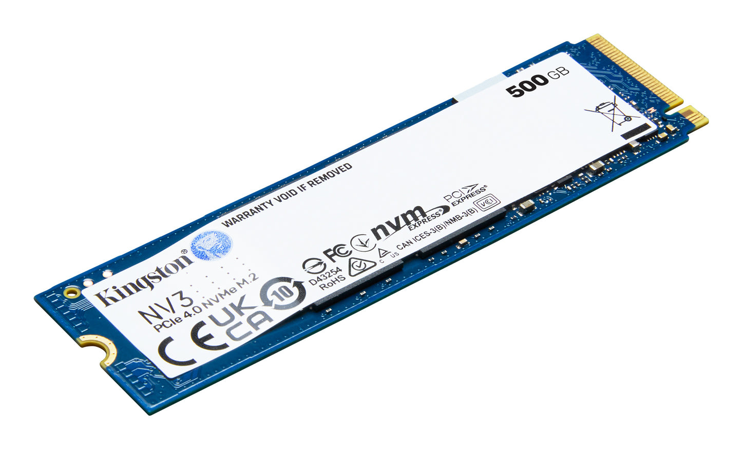 Kingston - Internal hard drive - 500 GB - Solid state drive - NV3 M.2 2280 NVMe Up to 6000 M Guatemala