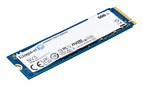 Kingston - Internal hard drive - 500 GB - Solid state drive - NV3 M.2 2280 NVMe Up to 6000 M Guatemala