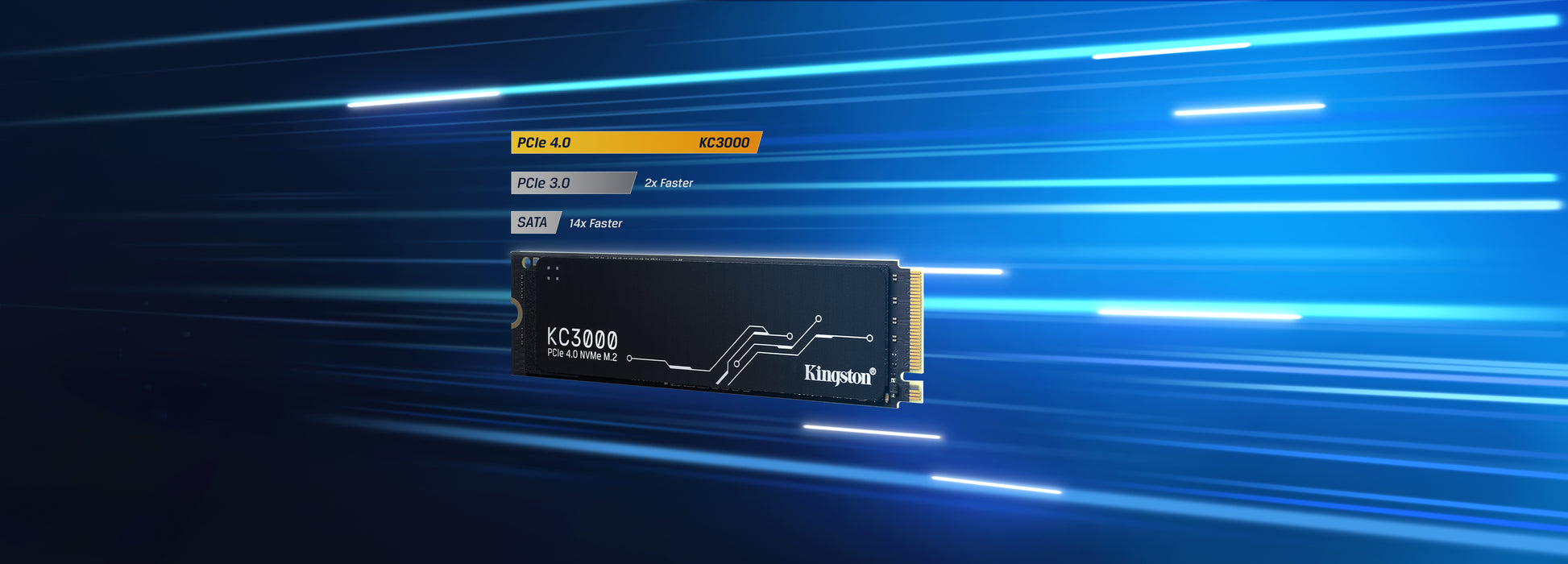 Kingston KC3000 - SSD - 512 GB - interno - M.2 2280 - PCIe 4.0 (NVMe) - para Intel Next Unit of Computing 12 Pro Kit - NUC12WSKi5 Guatemala