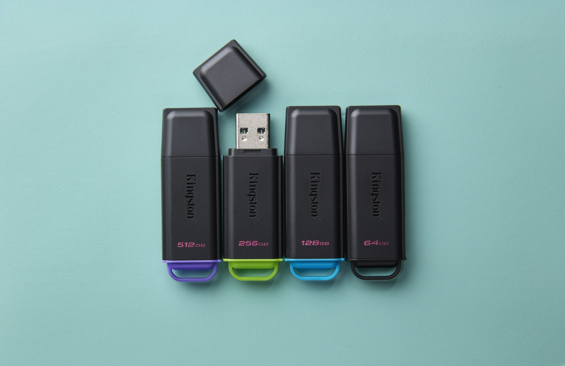 Kingston - USB flash drive - USB 3.1 Gen 1 - Exodia Negro /Morado Guatemala