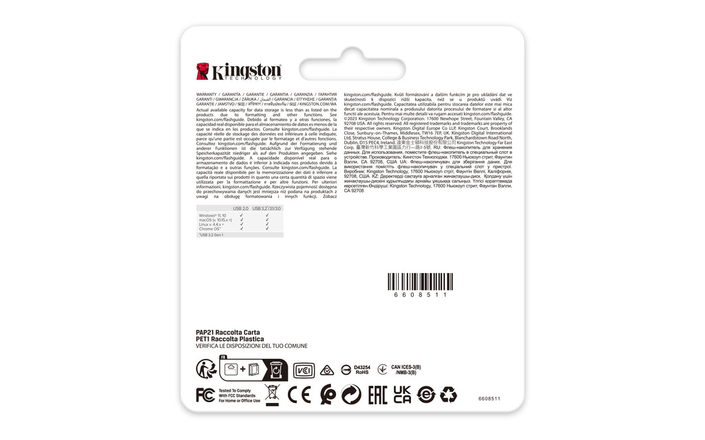 Kingston - USB flash drive - USB 3.2 Gen 1 - DataTraveler SE9 G3 Guatemala