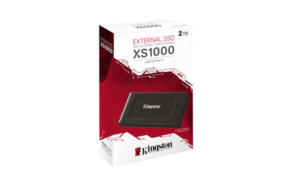 Kingston XS1000 - SSD - 2 TB - externo (portátil) - USB 3.2 Gen 2 (USB-C conector) Guatemala