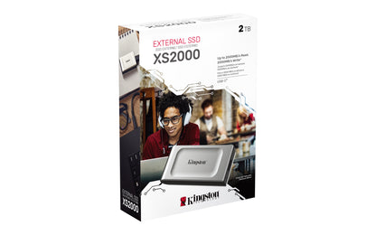 Kingston XS2000 - SSD - 2 TB - externo (portátil) - USB 3.2 Gen 2x2 (USB-C conector) Guatemala