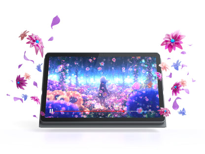 Lenovo Tab - 10.1" - WUXGA (1920x1200) - WIFI Android 14 or Later - MediaTek Helio G85 - 4GB Soldered LPDDR4x - 28GB eMMC 5.1 - Luna Grey + + Folio Case + Stereo Earbuds Guatemala