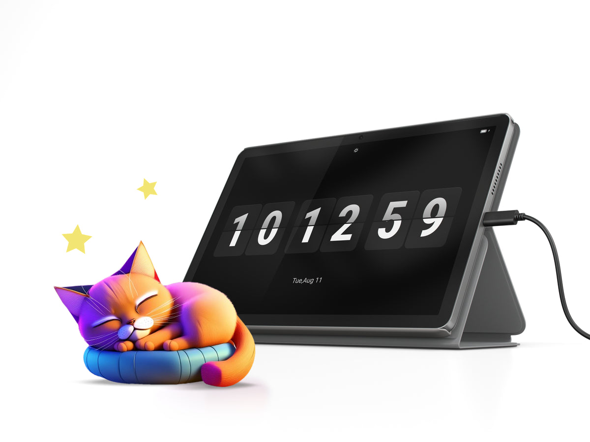 Lenovo Tab - 10.1" - WUXGA (1920x1200) - WIFI Android 14 or Later - MediaTek Helio G85 - 4GB Soldered LPDDR4x - 28GB eMMC 5.1 - Luna Grey + + Folio Case + Stereo Earbuds Guatemala