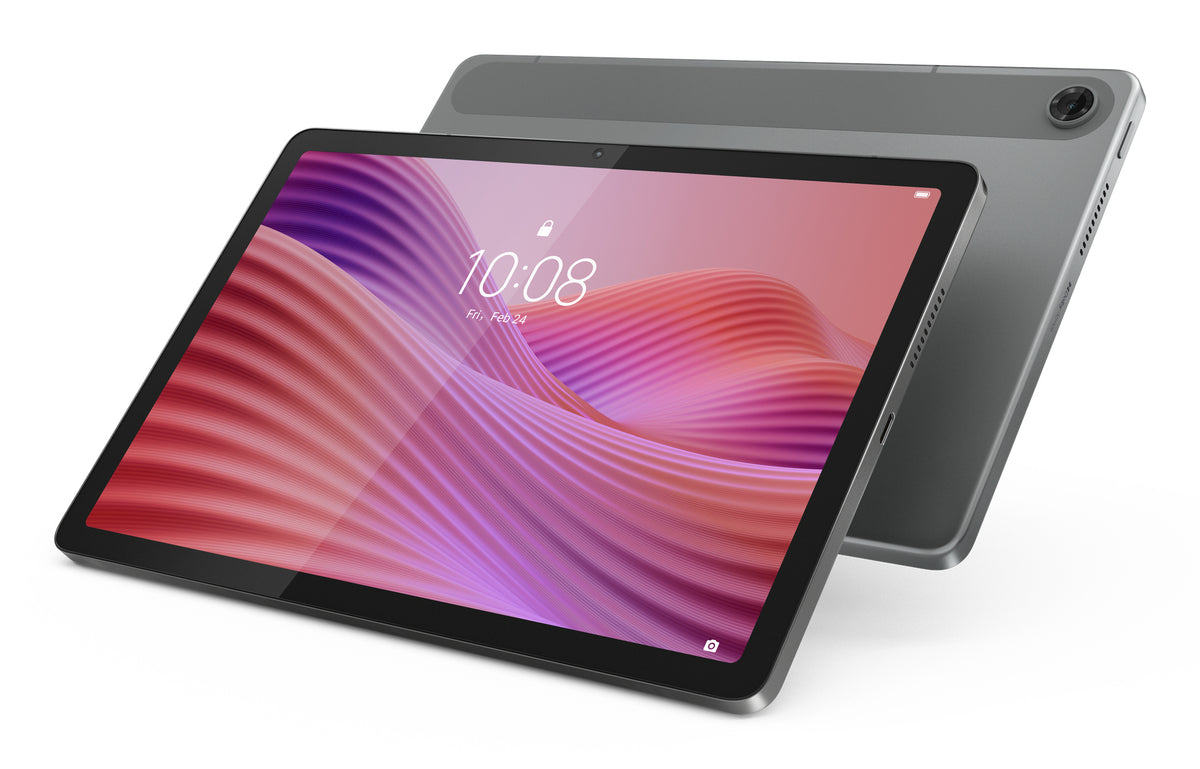 Lenovo Tab - 10.1" - WUXGA (1920x1200) - WIFI Android 14 or Later - MediaTek Helio G85 - 4GB Soldered LPDDR4x - 28GB eMMC 5.1 - Luna Grey + + Folio Case + Stereo Earbuds Guatemala