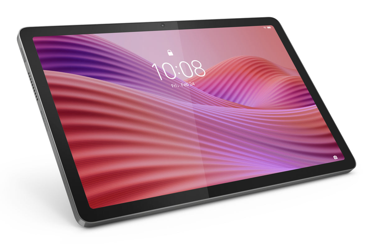 Lenovo Tab - 10.1" - WUXGA (1920x1200) - WIFI Android 14 or Later - MediaTek Helio G85 - 4GB Soldered LPDDR4x - 28GB eMMC 5.1 - Luna Grey + + Folio Case + Stereo Earbuds Guatemala