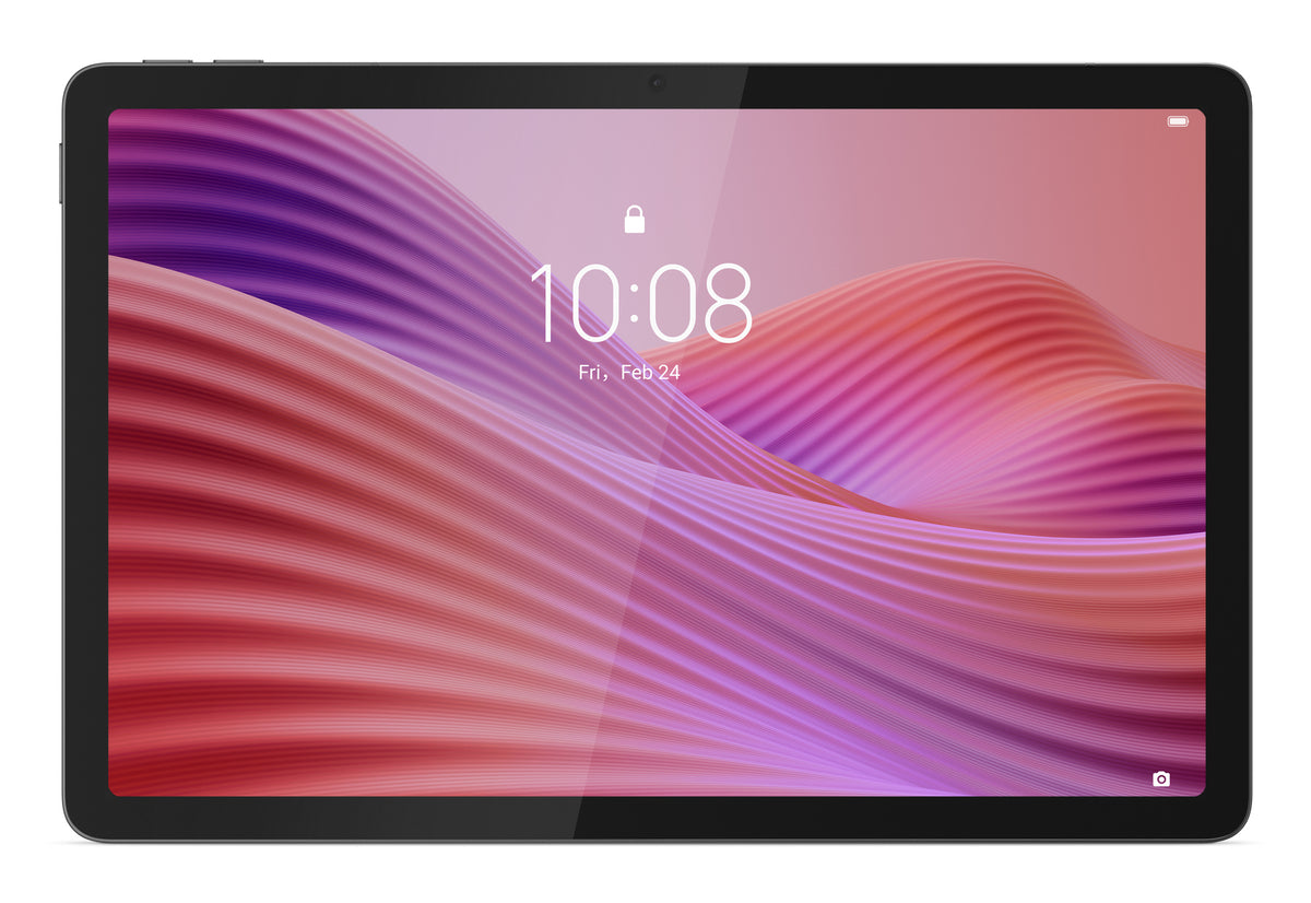 Lenovo Tab - 10.1" - WUXGA (1920x1200) - WIFI Android 14 or Later - MediaTek Helio G85 - 4GB Soldered LPDDR4x - 28GB eMMC 5.1 - Luna Grey + + Folio Case + Stereo Earbuds Guatemala