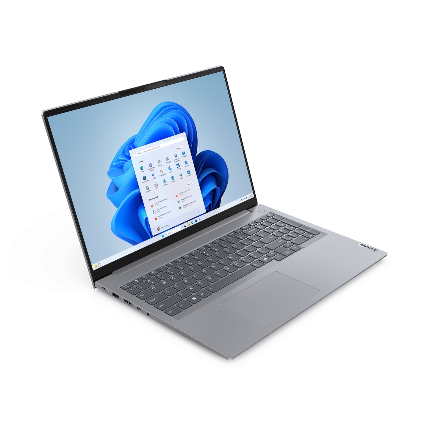 Lenovo ThinkBook 16 G7 - Notebook - 16" - AMD Ryzen 5 7535HS / 3.3 GHz - 16 GB - DDR5 SDRAM - 512 GB SSD - Integrated graphics - Windows 11 Pro - 1-year warranty Guatemala
