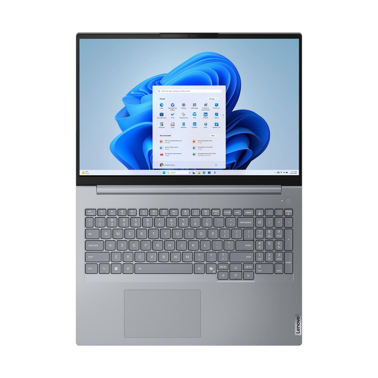Lenovo ThinkBook 16 G9 IRL - Notebook - 16" - Intel Core 5 210H / 2.2 GHz - DDR5 SDRAM - 16 GB - Integrated graphics - Windows 11 Pro Guatemala