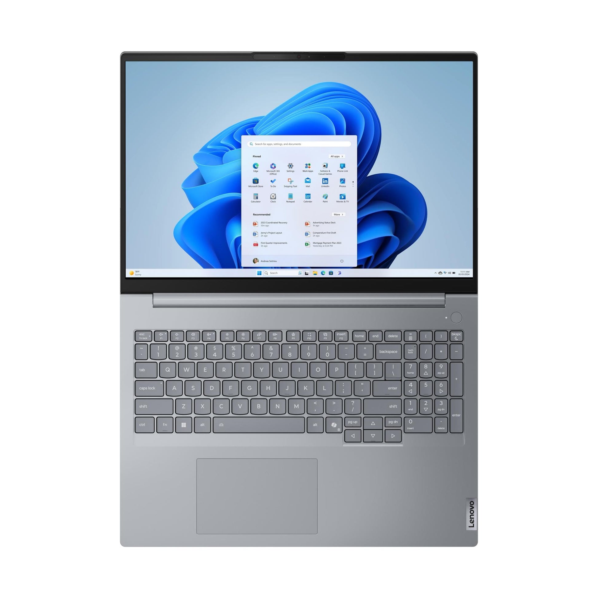 Lenovo ThinkBook 16 G9 IRL - Notebook - 16" - Intel Core 5 210H / 2.2 GHz - DDR5 SDRAM - 16 GB - Integrated graphics - Windows 11 Pro Guatemala
