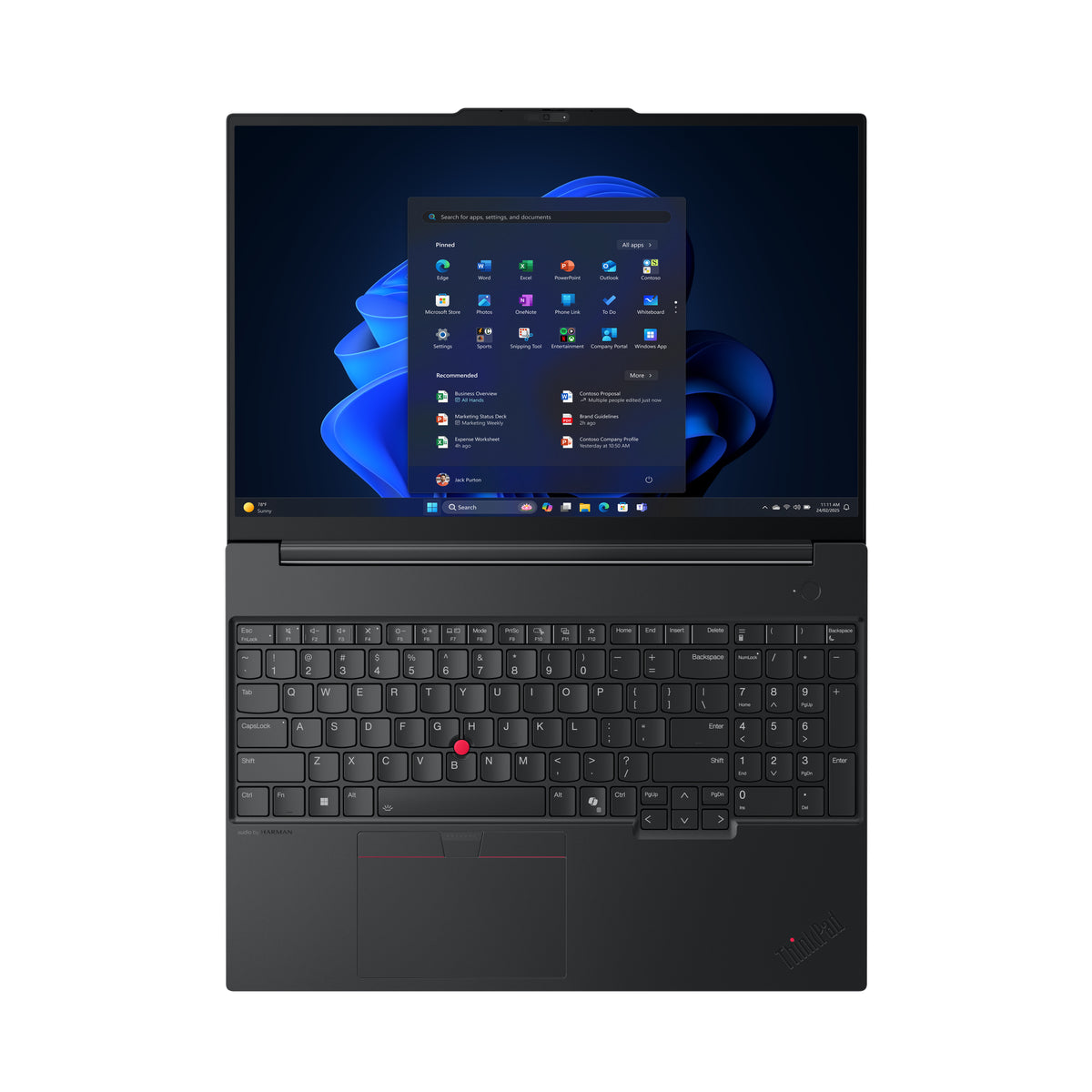 Lenovo ThinkPad E16 - Notebook - 16" - AMD Ryzen 5 220 / 3.2 GHz - 16 GB - DDR5 SDRAM - 512 GB - Integrated graphics - Windows 11 Pro Guatemala
