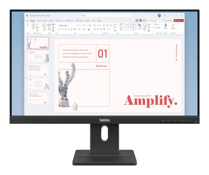 Lenovo ThinkVision E24-40 - 23.8" - 1920 x 1080 - DisplayPort / HDMI / VGA - 3-year limited warranty Guatemala