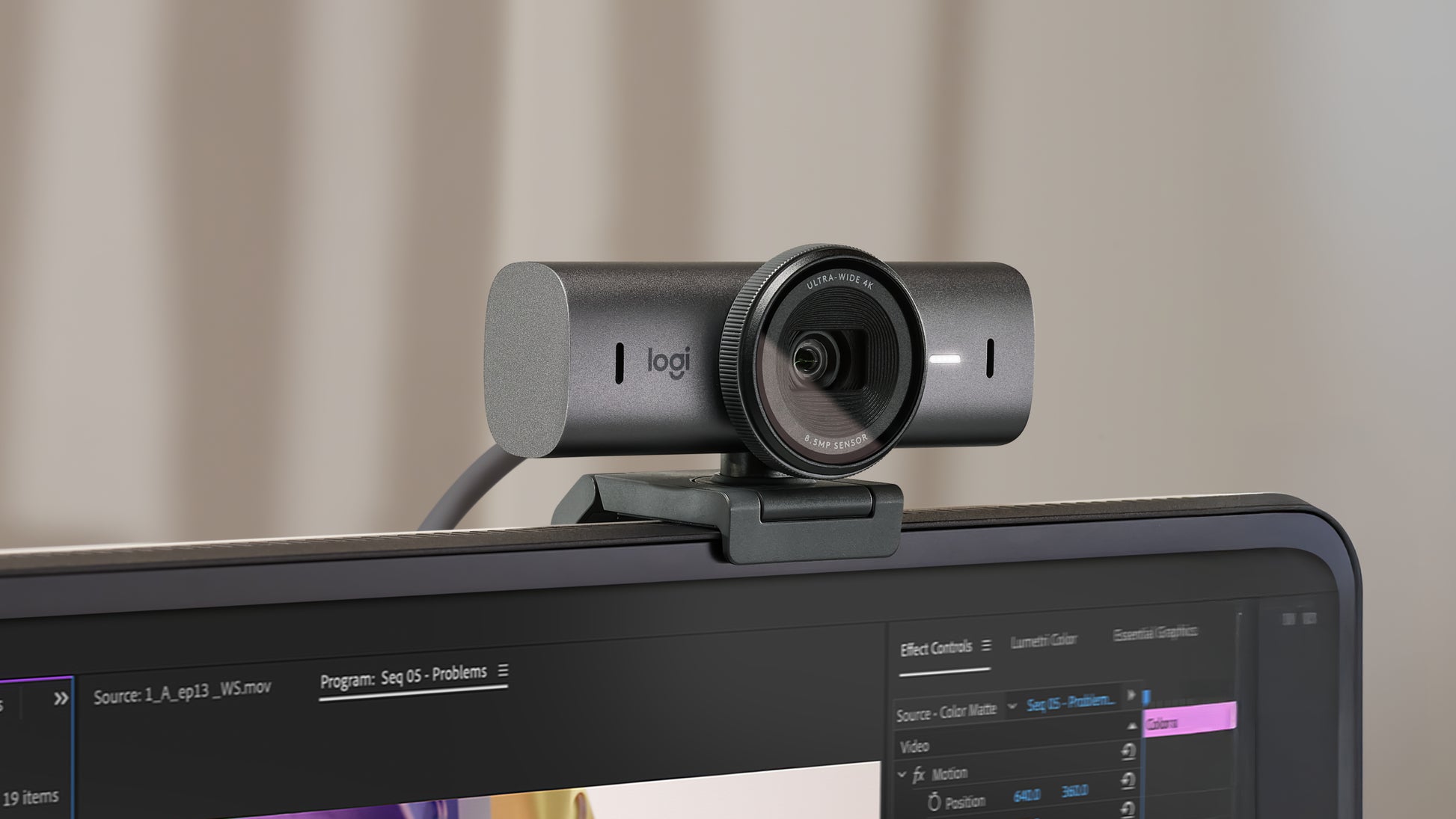 Logitech BRIO 4K - Pro 700 - Graphite LAT Guatemala