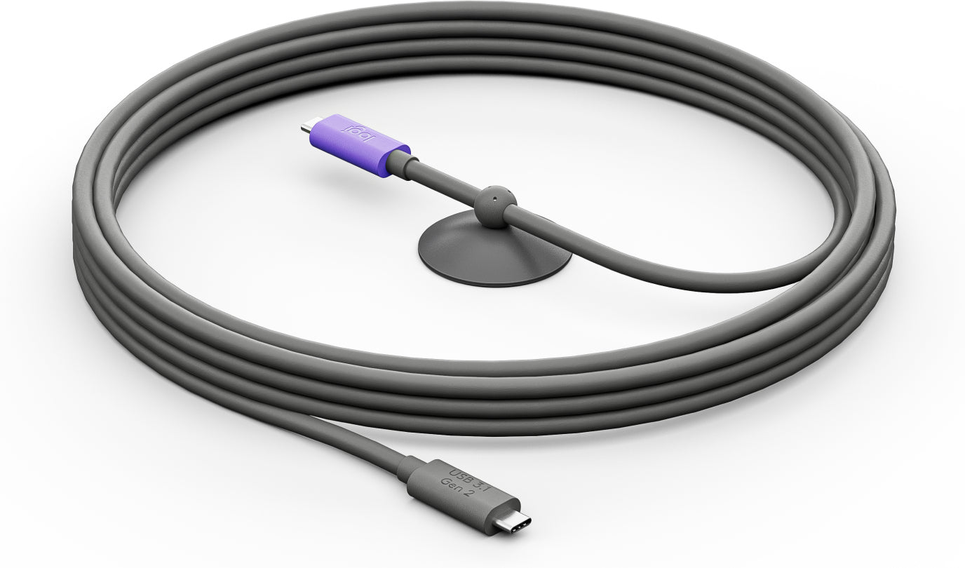 Logitech - cable - USB Active Cable for Meetup 2 Guatemala