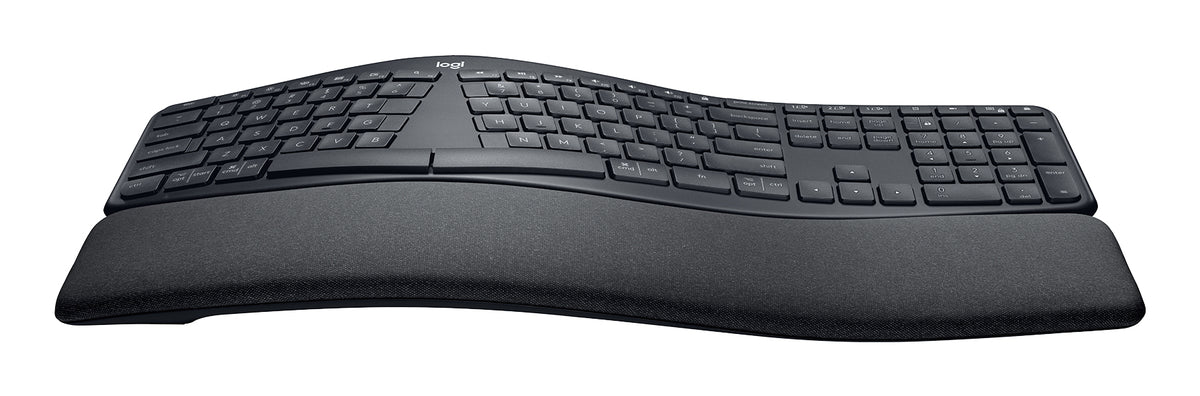 Logitech ERGO K860 - Teclado - inalámbrico - 2.4 GHz, Bluetooth 5.0 - grafito Guatemala