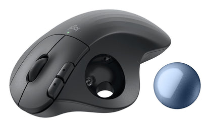 Logitech Ergo M575S Series - Mouse - Graphite+Blue Ball Bt Guatemala