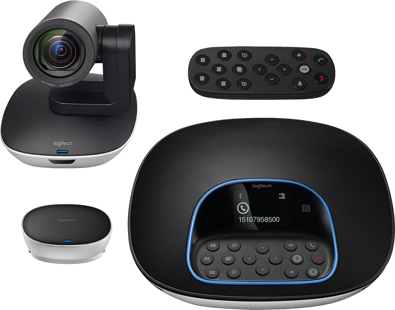 Logitech GROUP - Kit de videoconferencia - con Logitech Expansion Microphones Guatemala