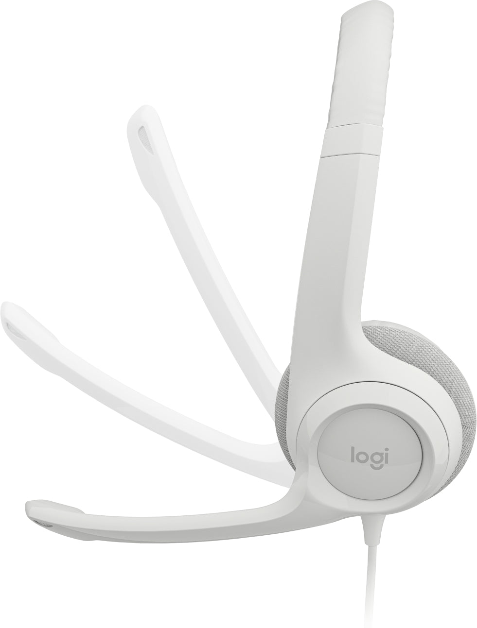 Logitech H390 Wired Headset for PC/Laptop, Off-white - Headset - on-ear - wired - USB-A - off-white Guatemala