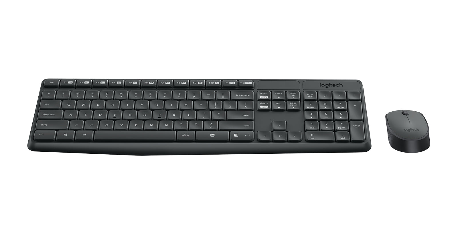 Logitech - Juego de teclado y ratón - MK235 - Español - Inalámbrico - USB - Negro Guatemala