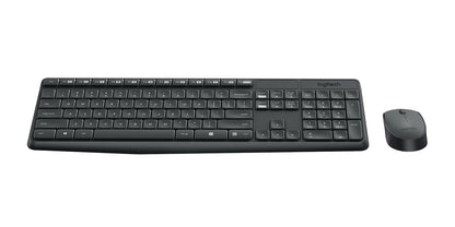 Logitech - Juego de teclado y ratón - MK235 - Español - Inalámbrico - USB - Negro Guatemala