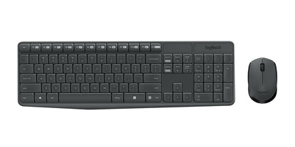 Logitech - Juego de teclado y ratón - MK235 - Español - Inalámbrico - USB - Negro Guatemala