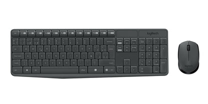 Logitech - Juego de teclado y ratón - MK235 - Español - Inalámbrico - USB - Negro Guatemala