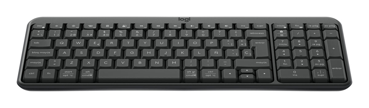 Logitech -K250 Compact Bluetooth Wireless Keyboard - Spanish - Graphite Guatemala