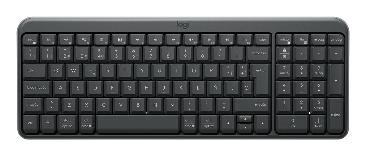 Logitech -K250 Compact Bluetooth Wireless Keyboard - Spanish - Graphite Guatemala