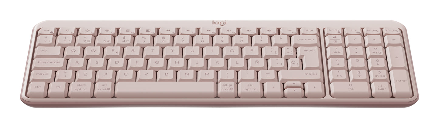 Logitech-K250 Compact Bluetooth Wireless Keyboard - Spanish - Rose Guatemala