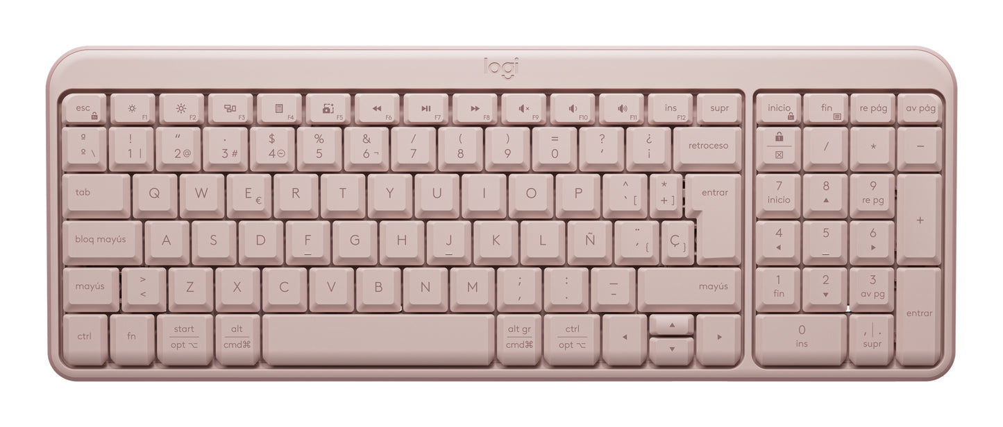 Logitech-K250 Compact Bluetooth Wireless Keyboard - Spanish - Rose Guatemala