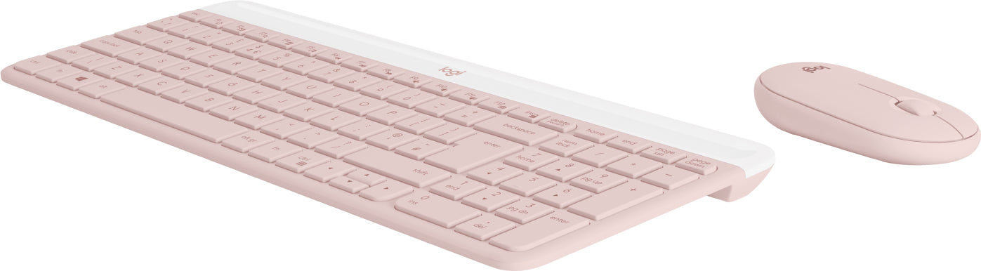 Logitech - Keyboard and mouse set - Spanish - Wireless - Rose Guatemala