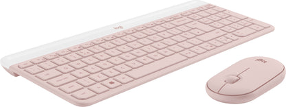 Logitech - Keyboard and mouse set - Spanish - Wireless - Rose Guatemala