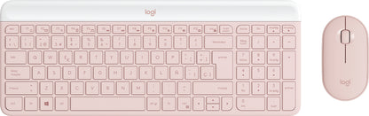 Logitech - Keyboard and mouse set - Spanish - Wireless - Rose Guatemala