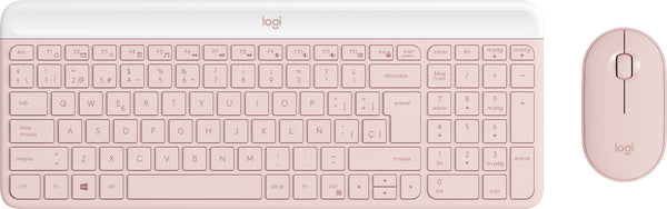 Logitech - Keyboard and mouse set - Spanish - Wireless - Rose Guatemala