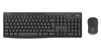 Logitech - Keyboard and mouse set - Wireless - Graphite - MK370 Combo for Business Span Guatemala