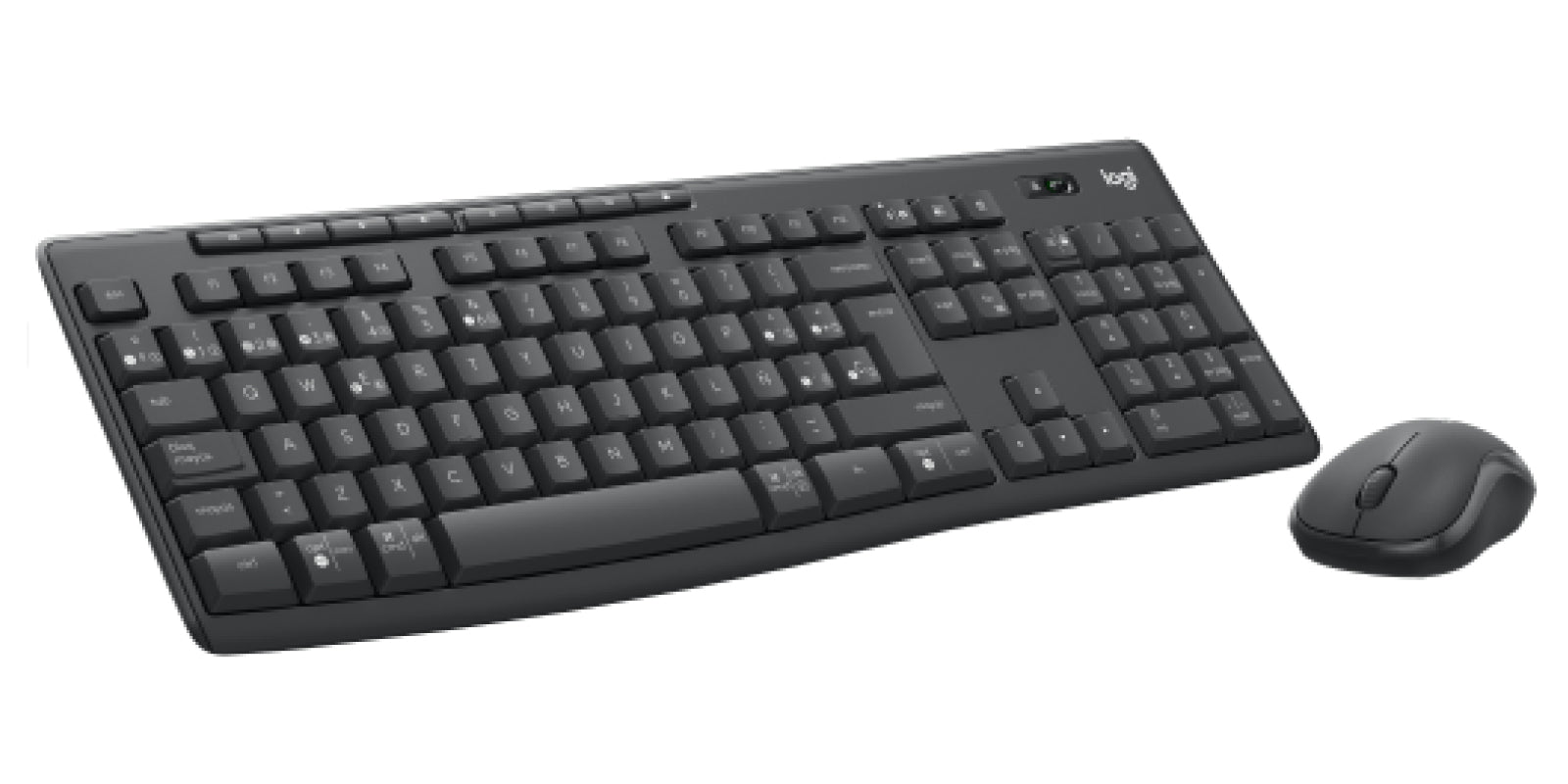 Logitech - Keyboard and mouse set - Wireless - Graphite - MK370 Combo for Business Span Guatemala