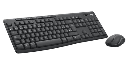Logitech - Keyboard and mouse set - Wireless - Graphite - MK370 Combo for Business Span Guatemala