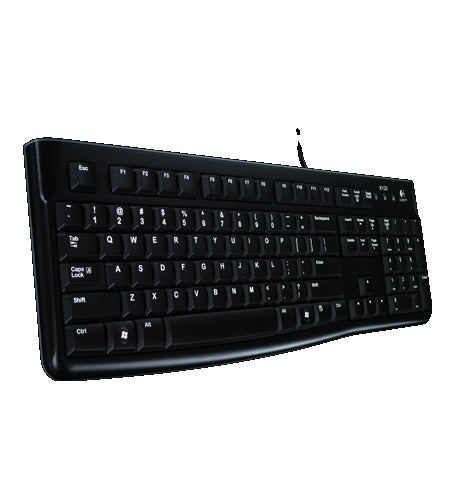 Logitech Keyboard K120 Spn Black USB Guatemala