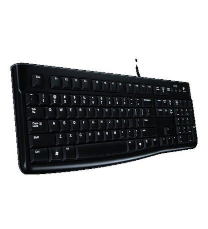 Logitech Keyboard K120 Spn Black USB Guatemala