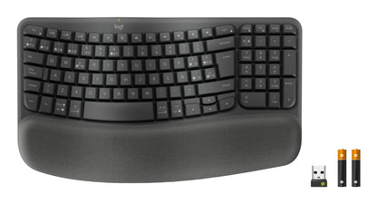 Logitech - Keyboard - Wave keys - Spanish - Graphite Guatemala