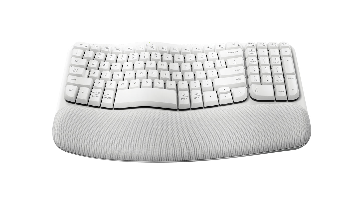 Logitech - Keyboard - Wave keys - Spanish - Off white Guatemala