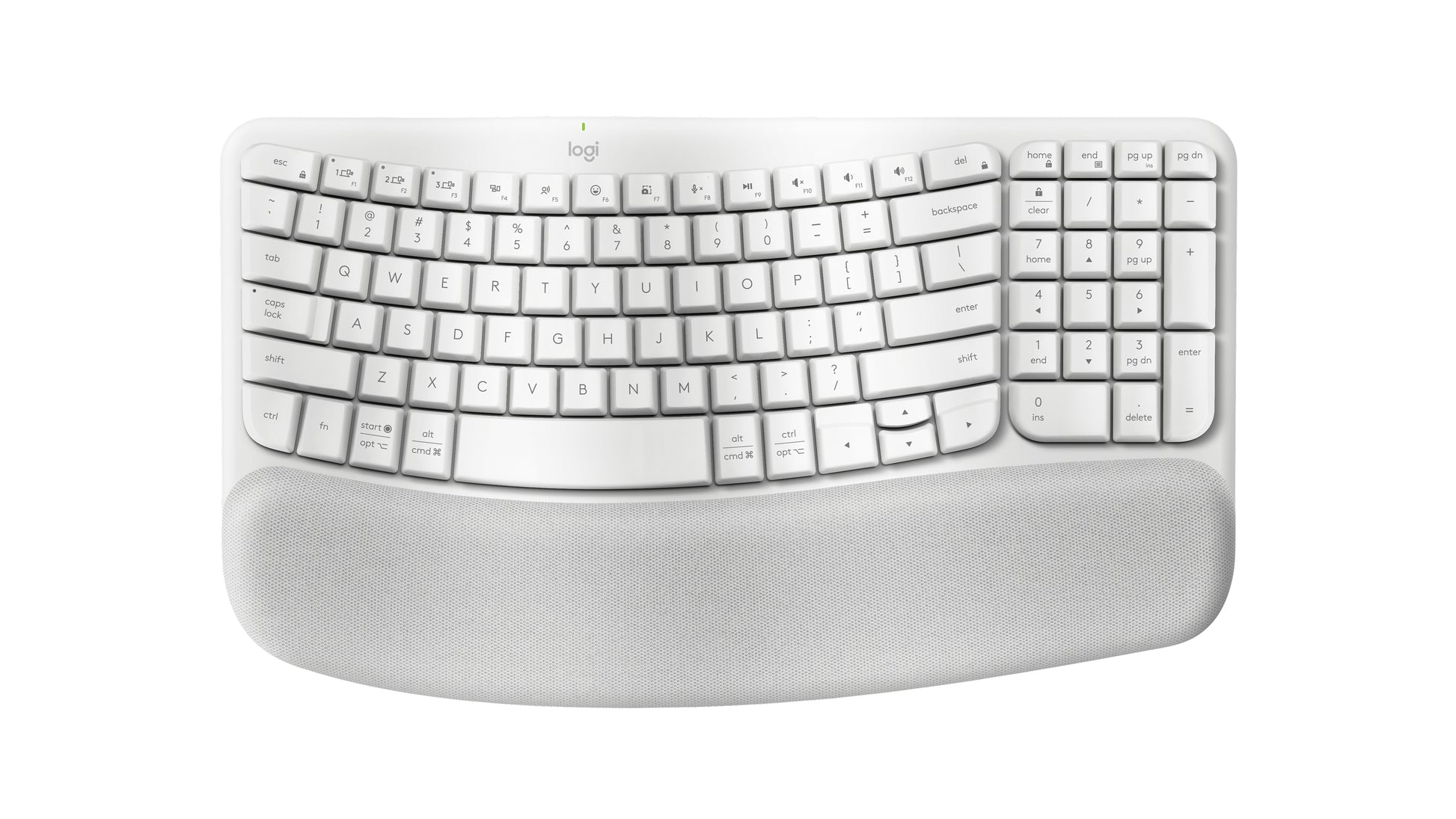 Logitech - Keyboard - Wave keys - Spanish - Off white Guatemala