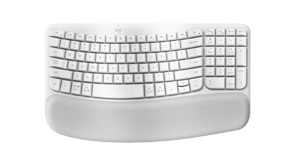 Logitech - Keyboard - Wave keys - Spanish - Off white Guatemala