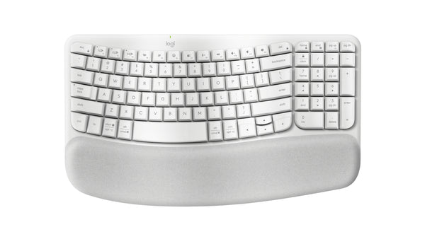 Logitech - Keyboard - Wave keys - Spanish - Off white Guatemala