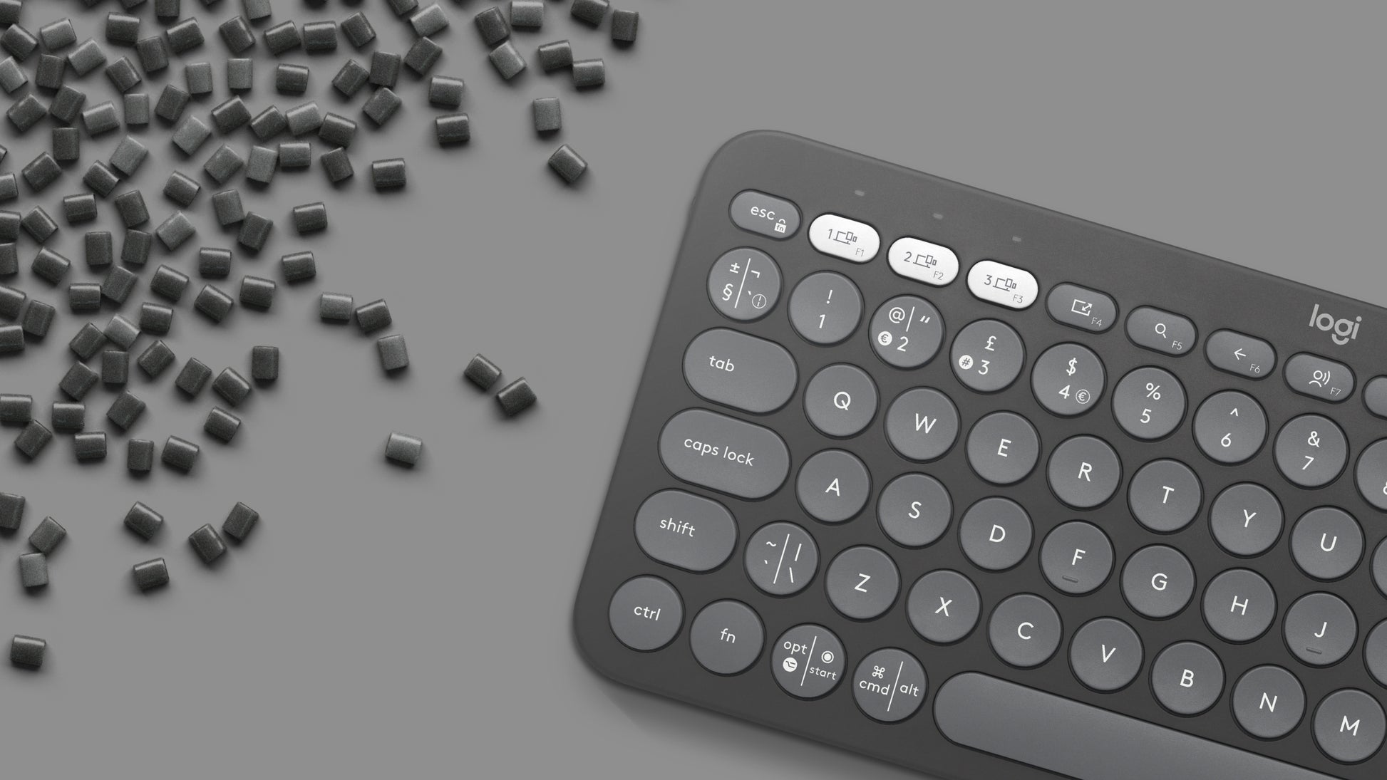 Logitech - Keyboard - Wireless - Graphite Guatemala
