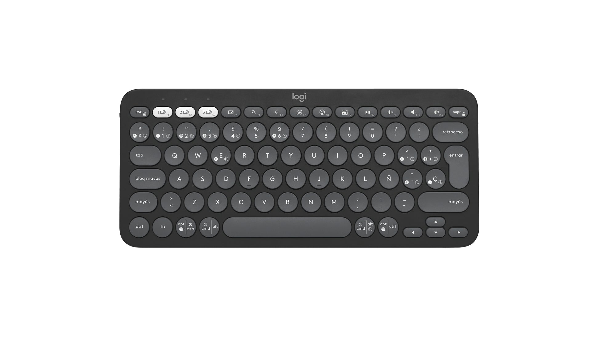 Logitech - Keyboard - Wireless - Graphite Guatemala