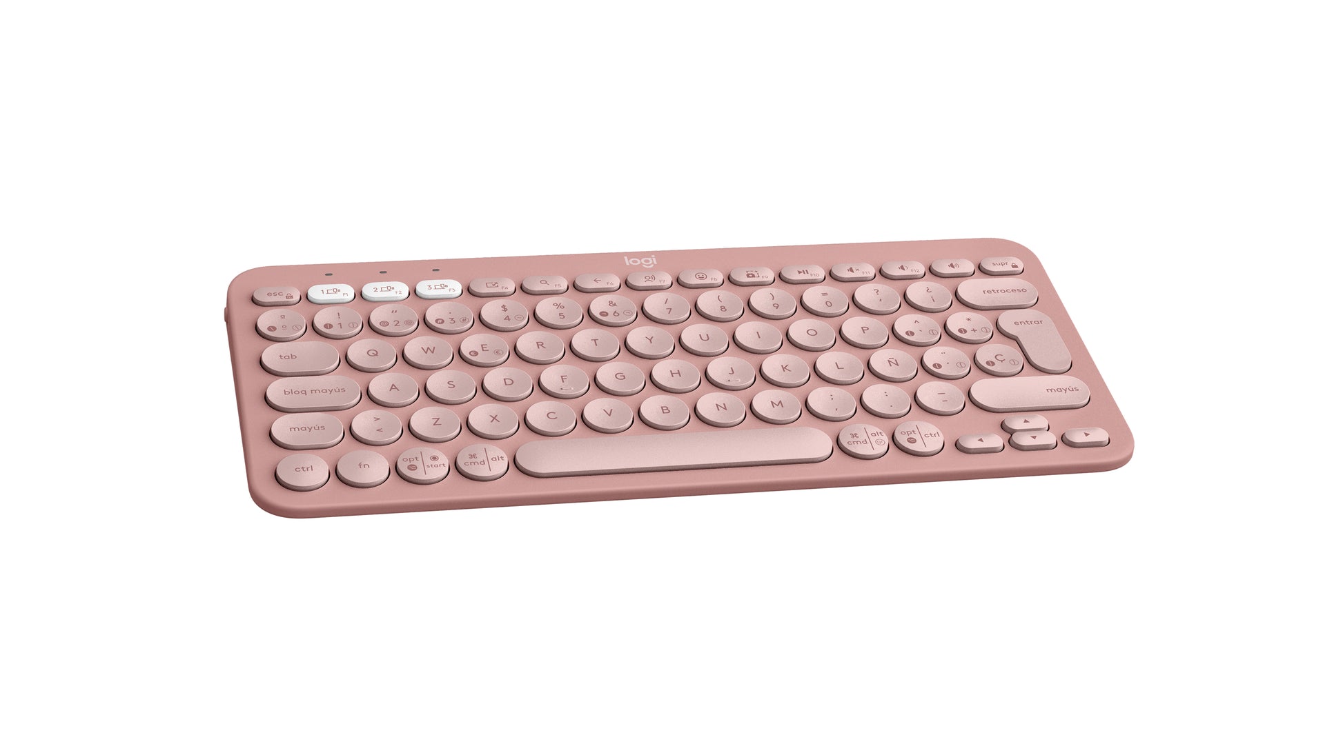 Logitech - Keyboard - Wireless - Rose - Con Bluetooth Guatemala